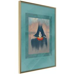 Arkiio Affisch Couple On Boat [Poster] 40x60 Poster